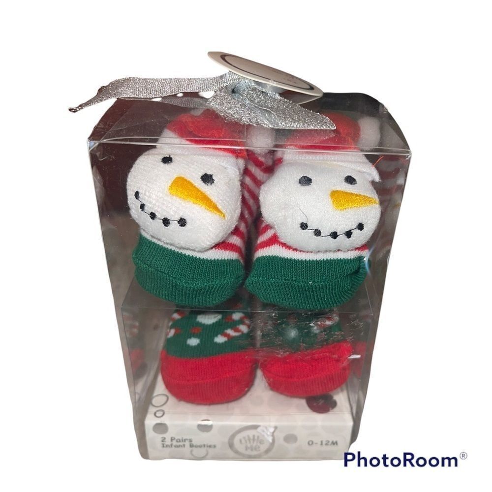𝅺Little Me Christmas/ Winter Bootie Socks​​​